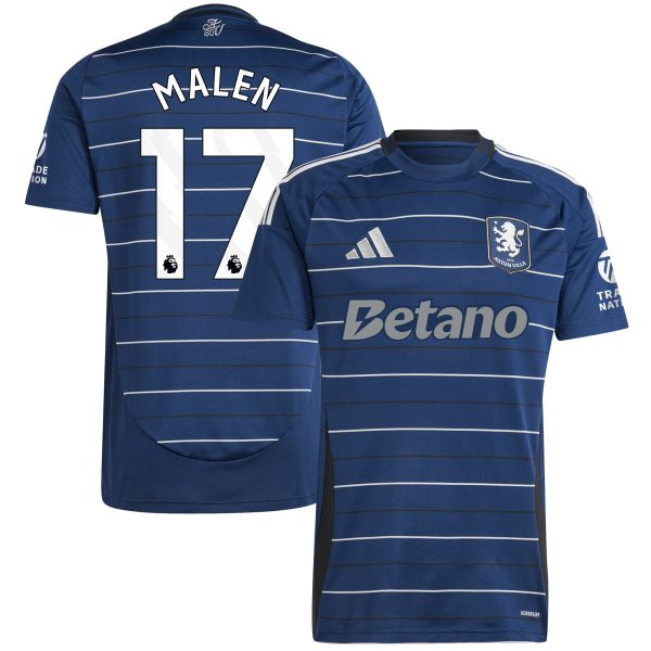 aston villa adidas third shirt 2024-25 with malen 17 printing Collection | Official Aston Villa Jerseys for Fans