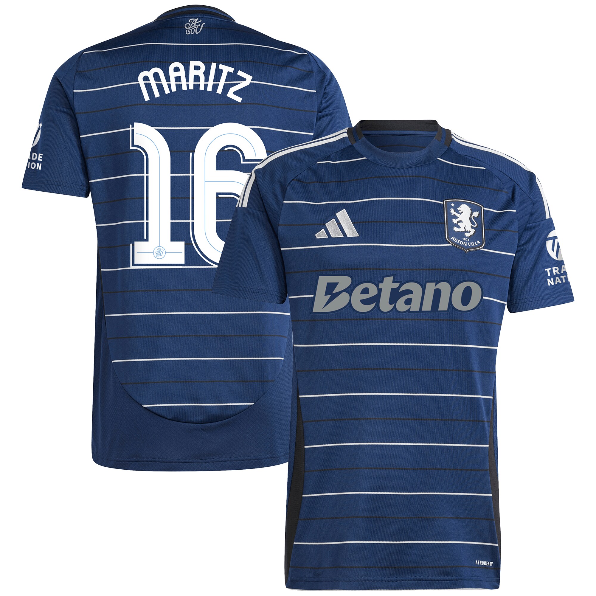 aston villa adidas third shirt 2024-25 with maritz 16 cup printing Collection | Official Aston Villa Jerseys for Fans
