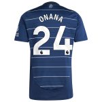 aston villa adidas third shirt 2024-25 with onana 24 printing Collection | Official Aston Villa Jerseys for Fans