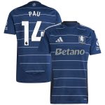 aston villa adidas third shirt 2024-25 with pau 14 printing Collection | Official Aston Villa Jerseys for Fans