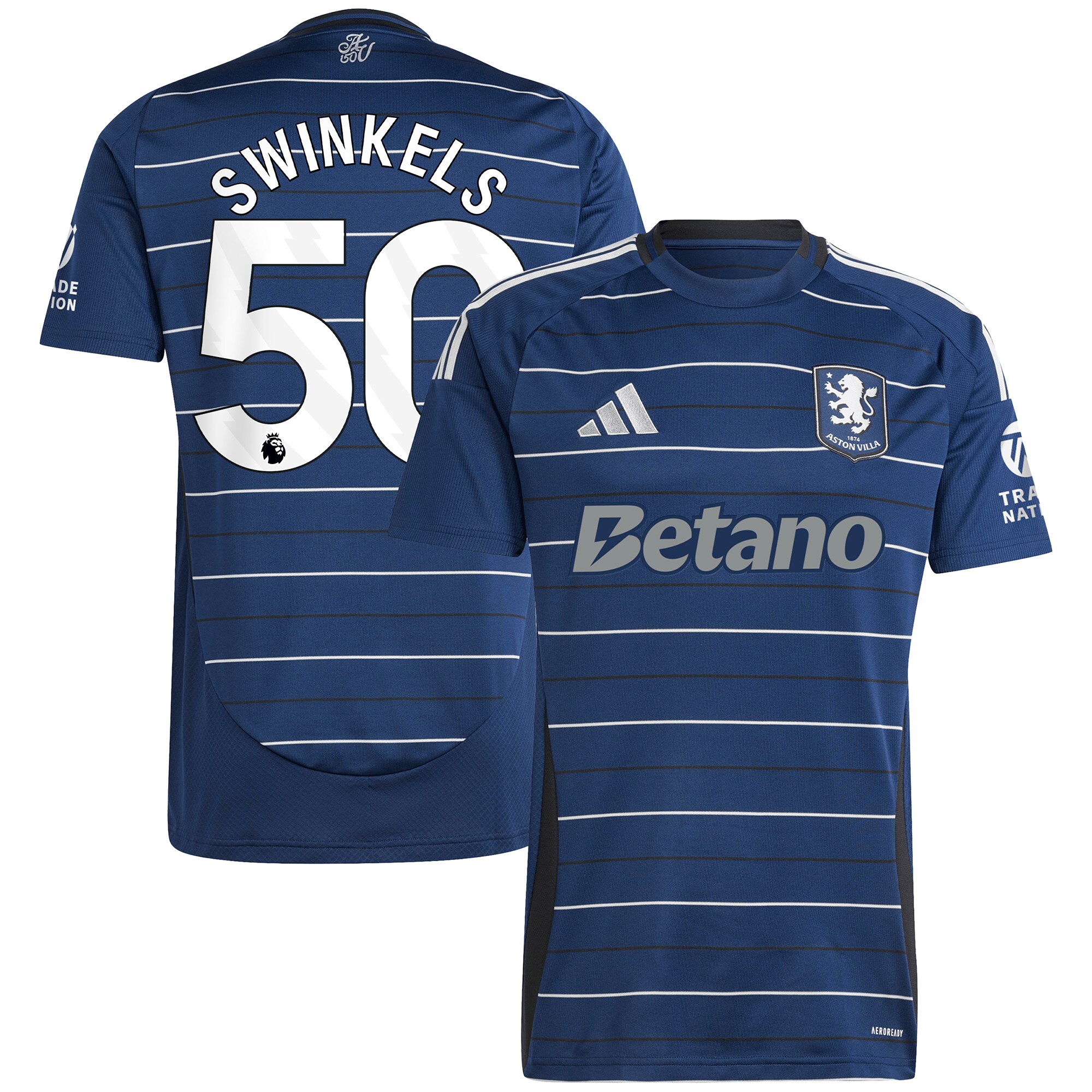 aston villa adidas third shirt 2024-25 with swinkels 50 printing Collection | Official Aston Villa Jerseys for Fans