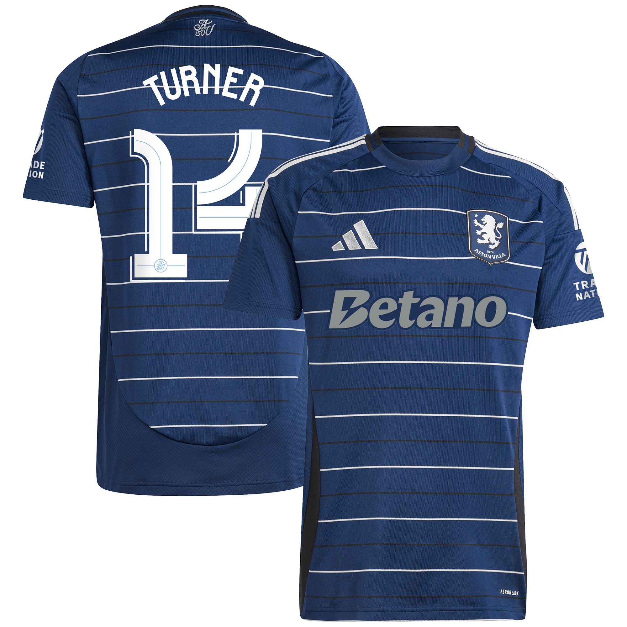 aston villa adidas third shirt 2024-25 with turner 14 cup printing Collection | Official Aston Villa Jerseys for Fans