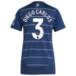 aston villa adidas third shirt 2024-25 – womens with diego carlos 3 printing Collection | Official Aston Villa Jerseys for Fans