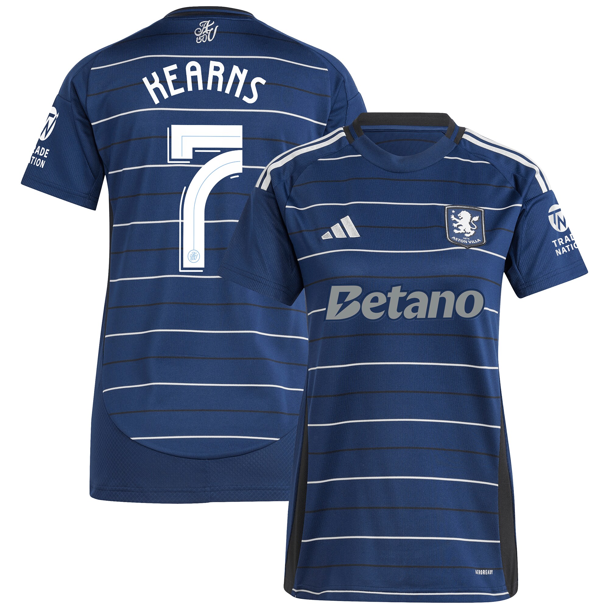 aston villa adidas third shirt 2024-25 – womens with kearns 7 cup printing Collection | Official Aston Villa Jerseys for Fans