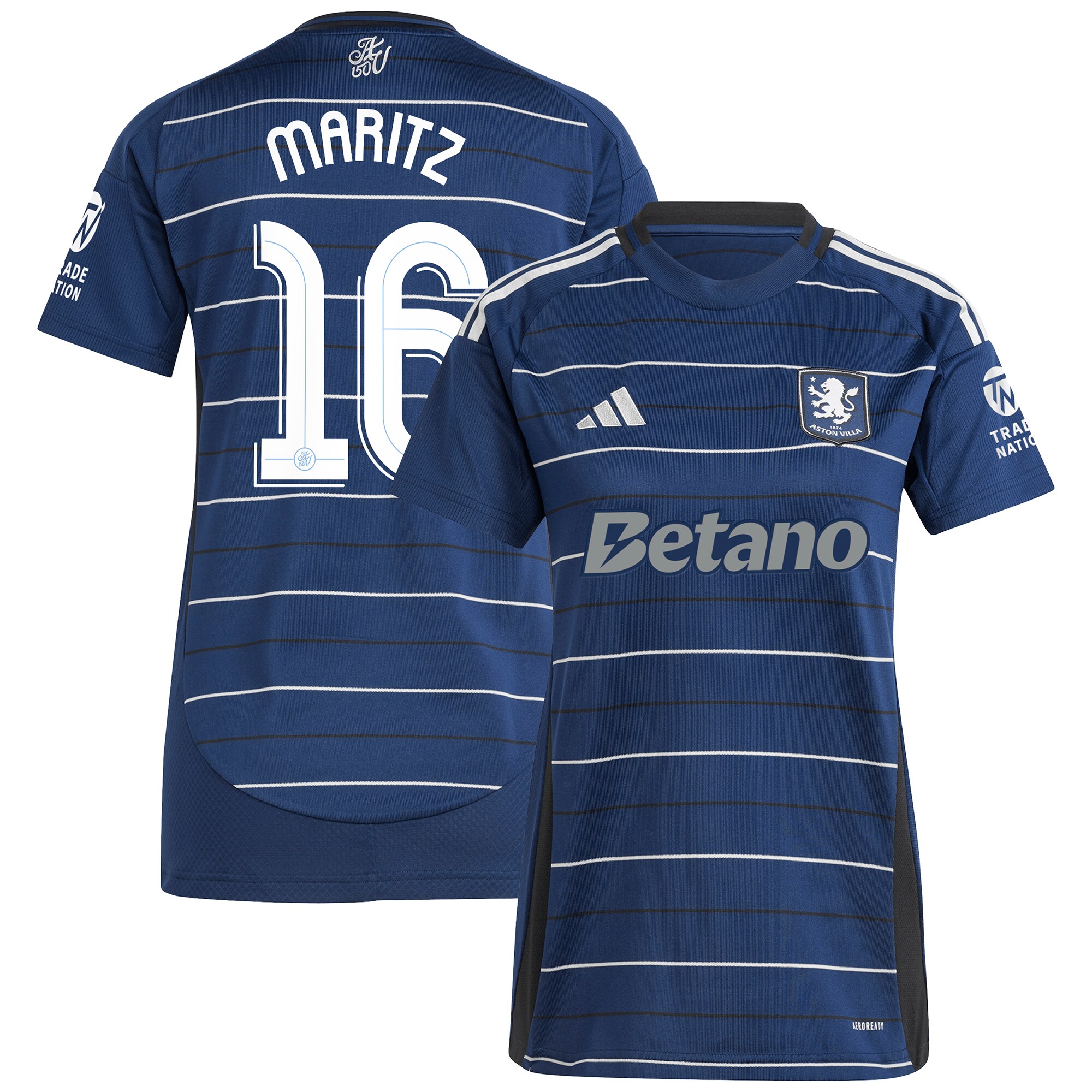 aston villa adidas third shirt 2024-25 – womens with maritz 16 cup printing Collection | Official Aston Villa Jerseys for Fans