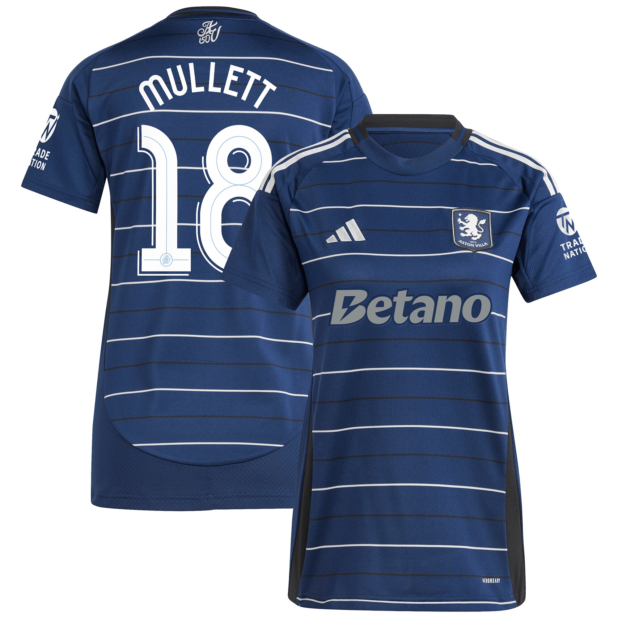 aston villa adidas third shirt 2024-25 – womens with mullett 18 cup printing Collection | Official Aston Villa Jerseys for Fans