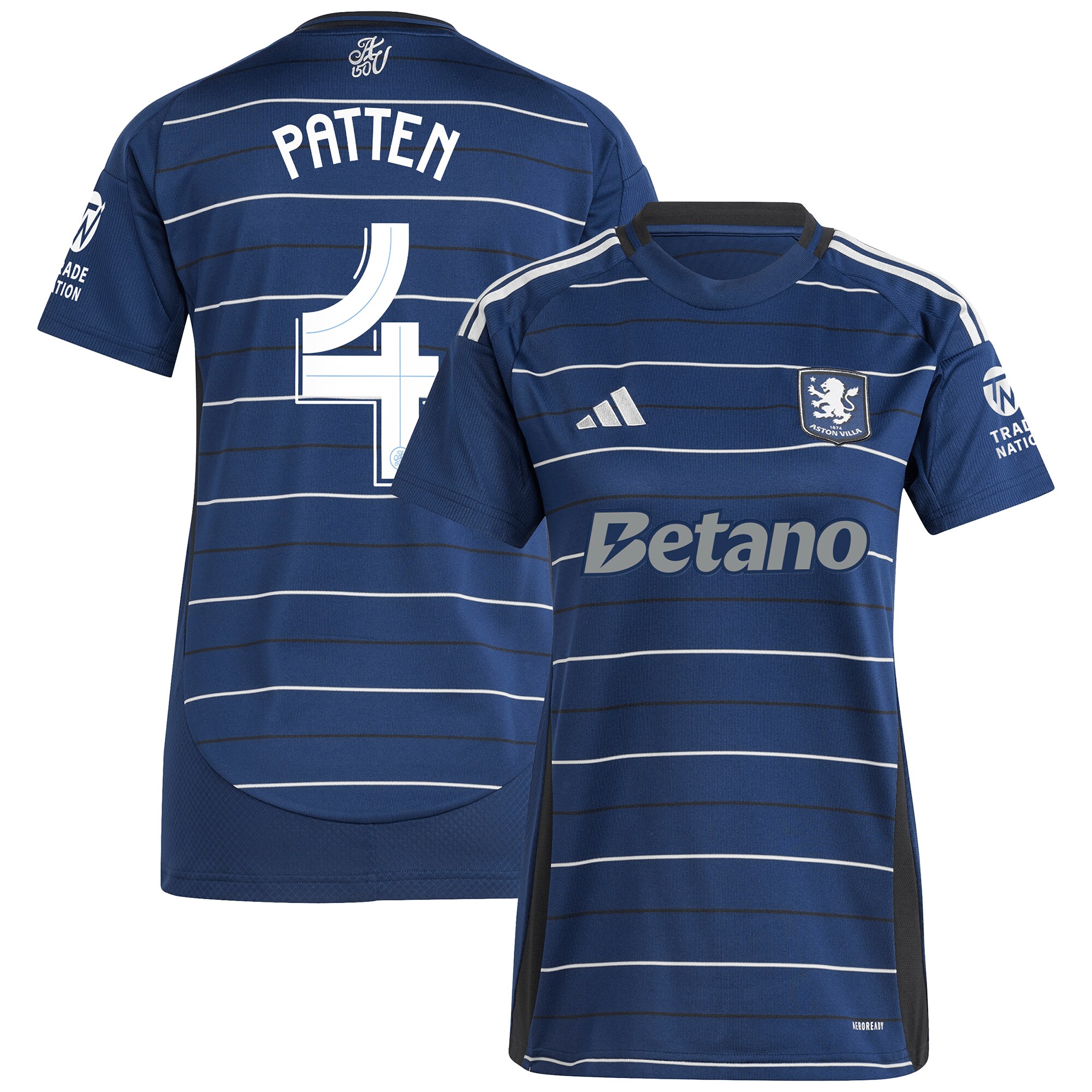 aston villa adidas third shirt 2024-25 – womens with patten 4 cup printing Collection | Official Aston Villa Jerseys for Fans