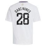 aston villa adidas wsl away shirt 2024-25 – kids with gabi nunes 28 printing Collection | Official Aston Villa Jerseys for Fans