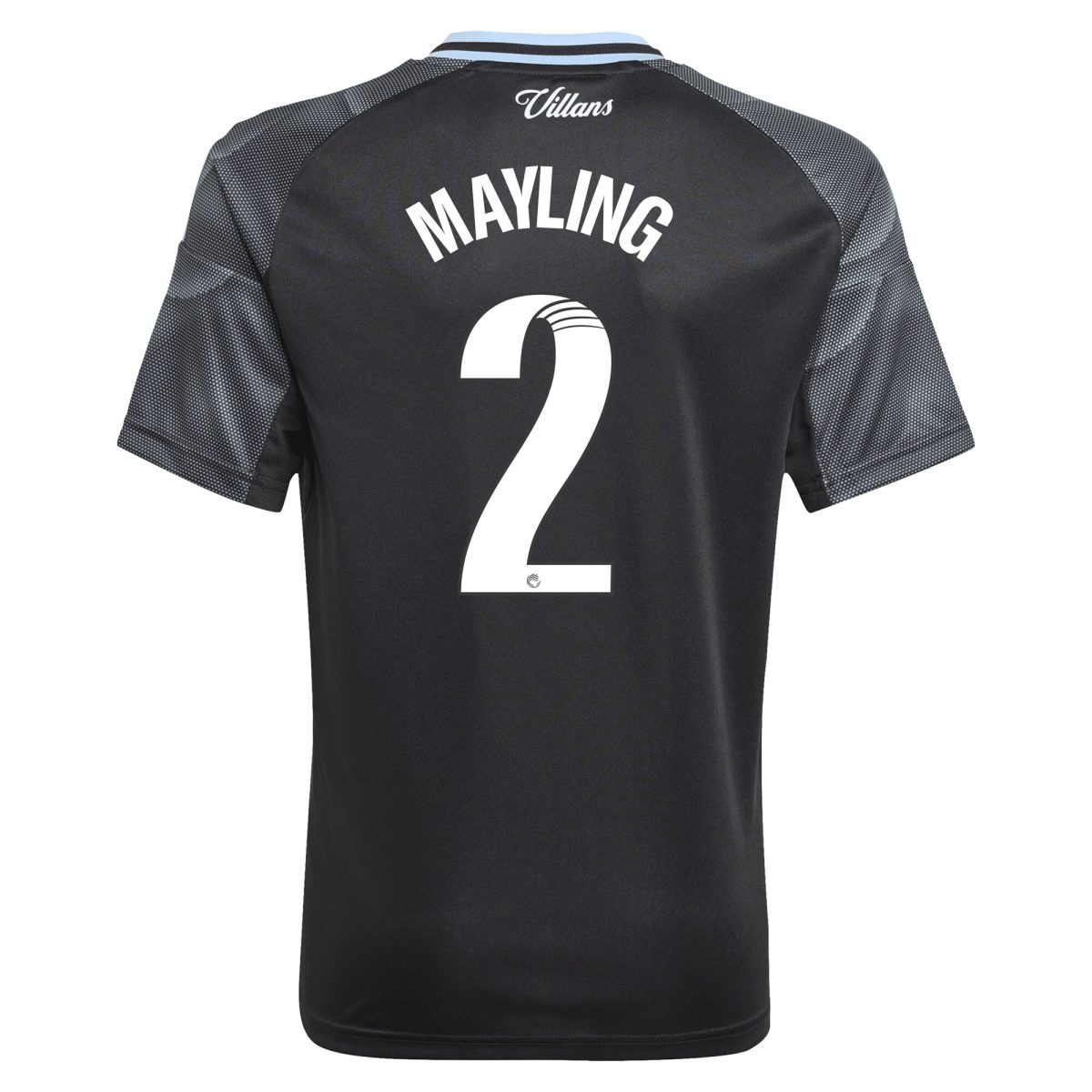 aston villa adidas wsl away shirt 2025-26 – kids with mayling 2 printing Collection | Official Aston Villa Jerseys for Fans