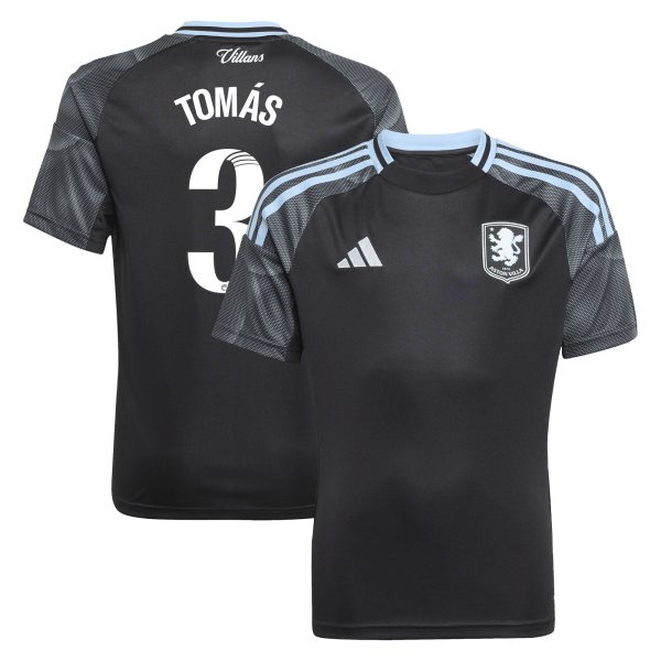 aston villa adidas wsl away shirt 2025-26 – kids with tomás 3 printing Collection | Official Aston Villa Jerseys for Fans