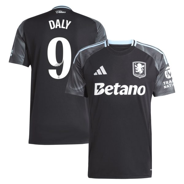 aston villa adidas wsl away shirt 2025-26 with daly 9 printing Collection | Official Aston Villa Jerseys for Fans