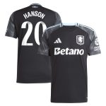 aston villa adidas wsl away shirt 2025-26 with hanson 20 printing Collection | Official Aston Villa Jerseys for Fans