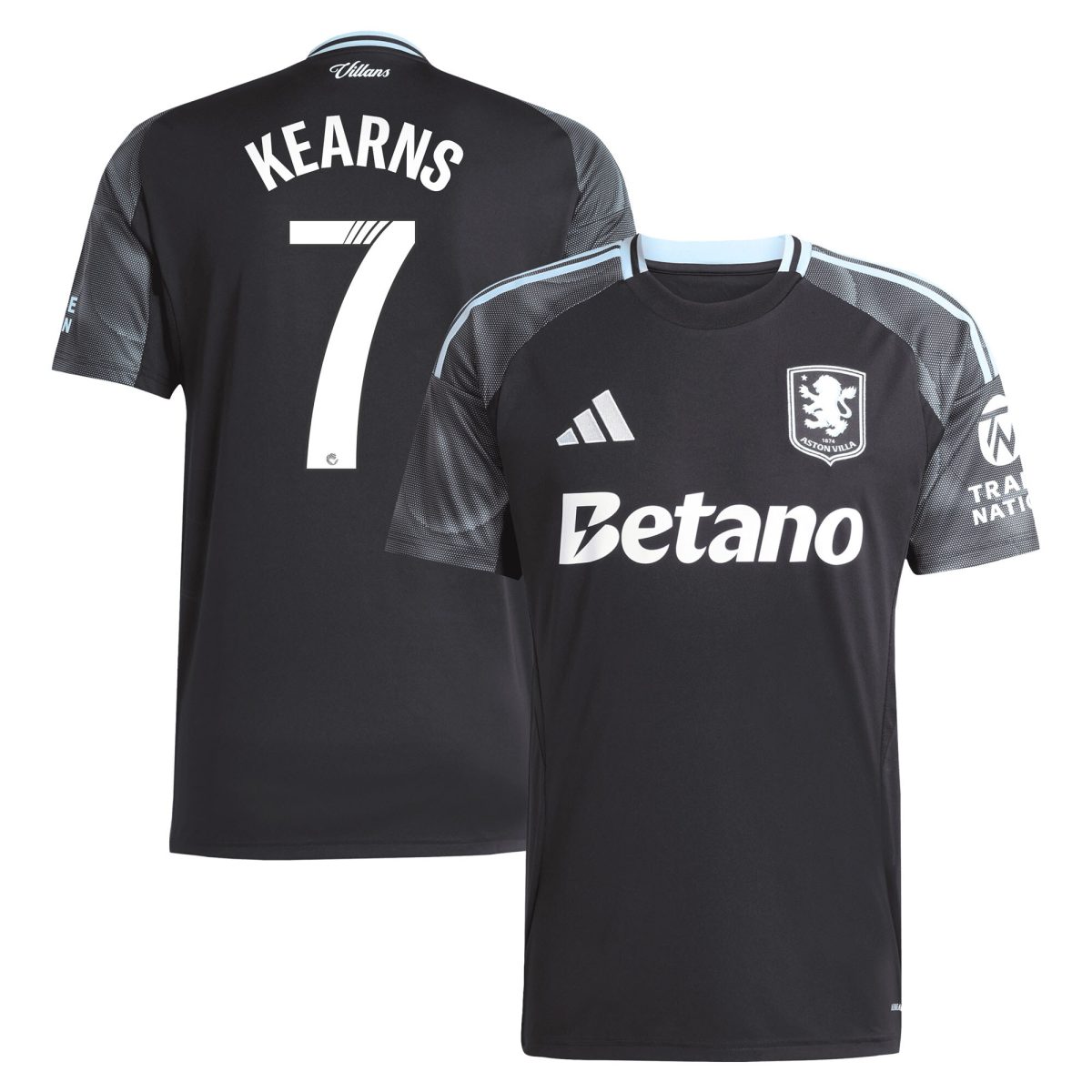 aston villa adidas wsl away shirt 2025-26 with kearns 7 printing Collection | Official Aston Villa Jerseys for Fans
