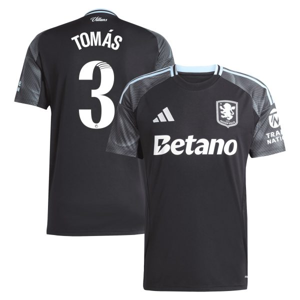 aston villa adidas wsl away shirt 2025-26 with tomás 3 printing Collection | Official Aston Villa Jerseys for Fans