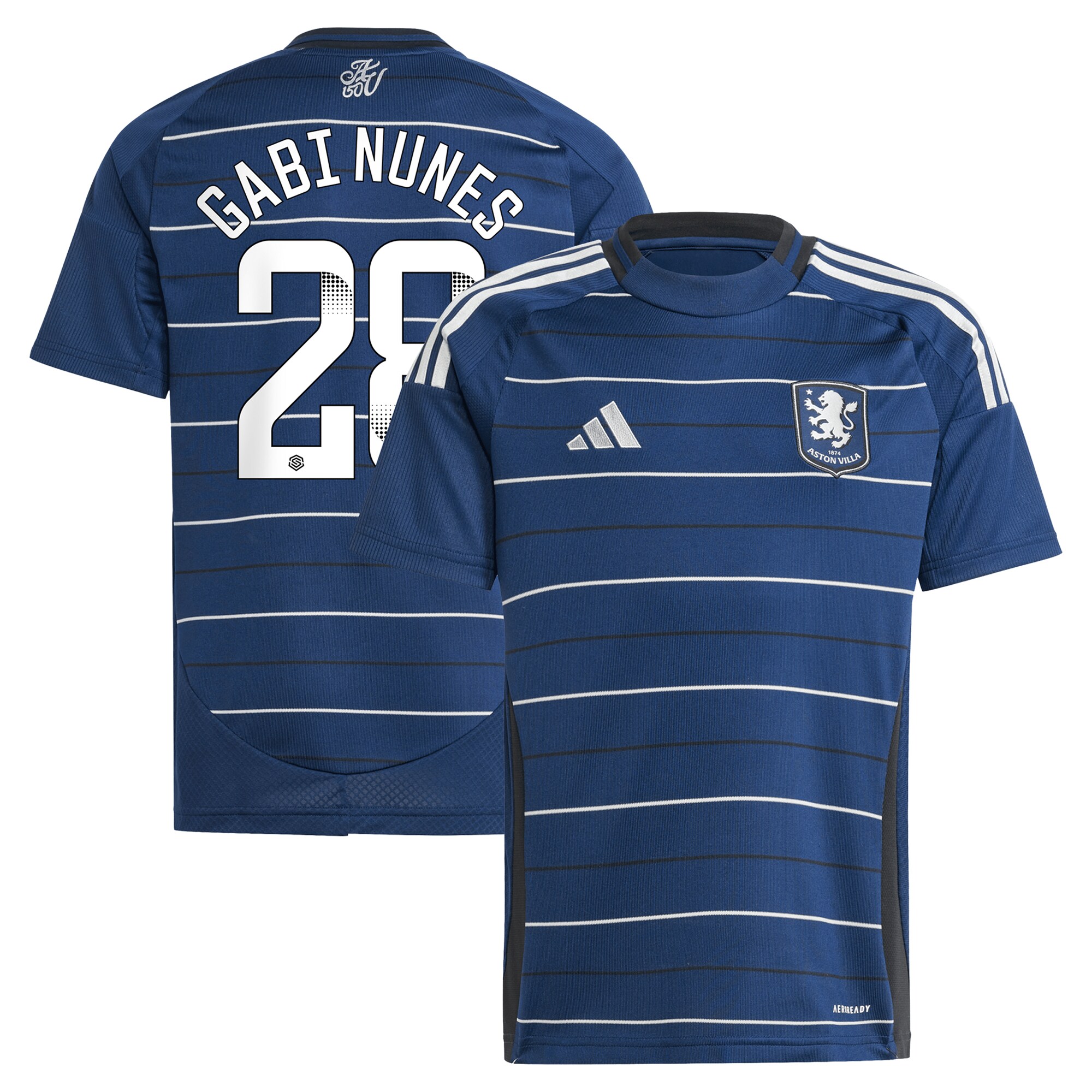 aston villa adidas wsl third shirt 2024-25 – kids with gabi nunes 28 printing Collection | Official Aston Villa Jerseys for Fans