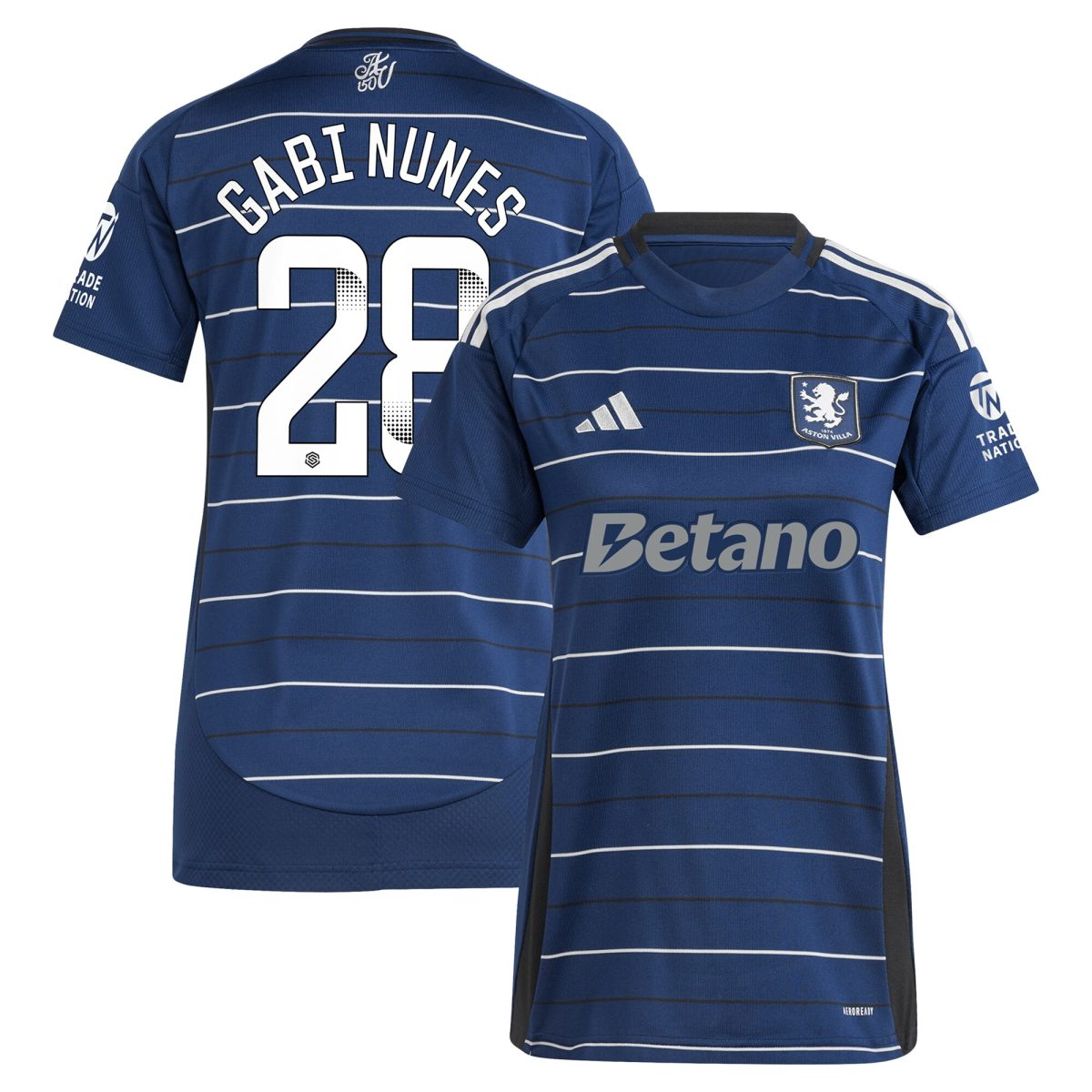 aston villa adidas wsl third shirt 2024-25 – womens with gabi nunes 28 printing Collection | Official Aston Villa Jerseys for Fans