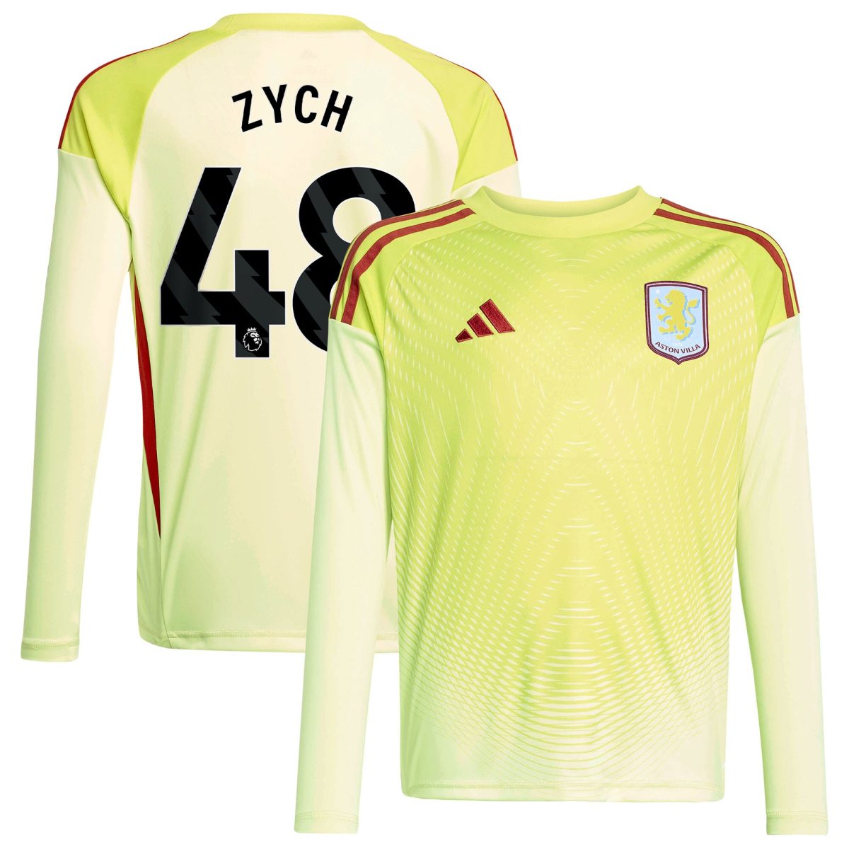 aston villa away goalkeeper shirt 2025-26 – kids with zych 48 printing Collection | Official Aston Villa Jerseys for Fans