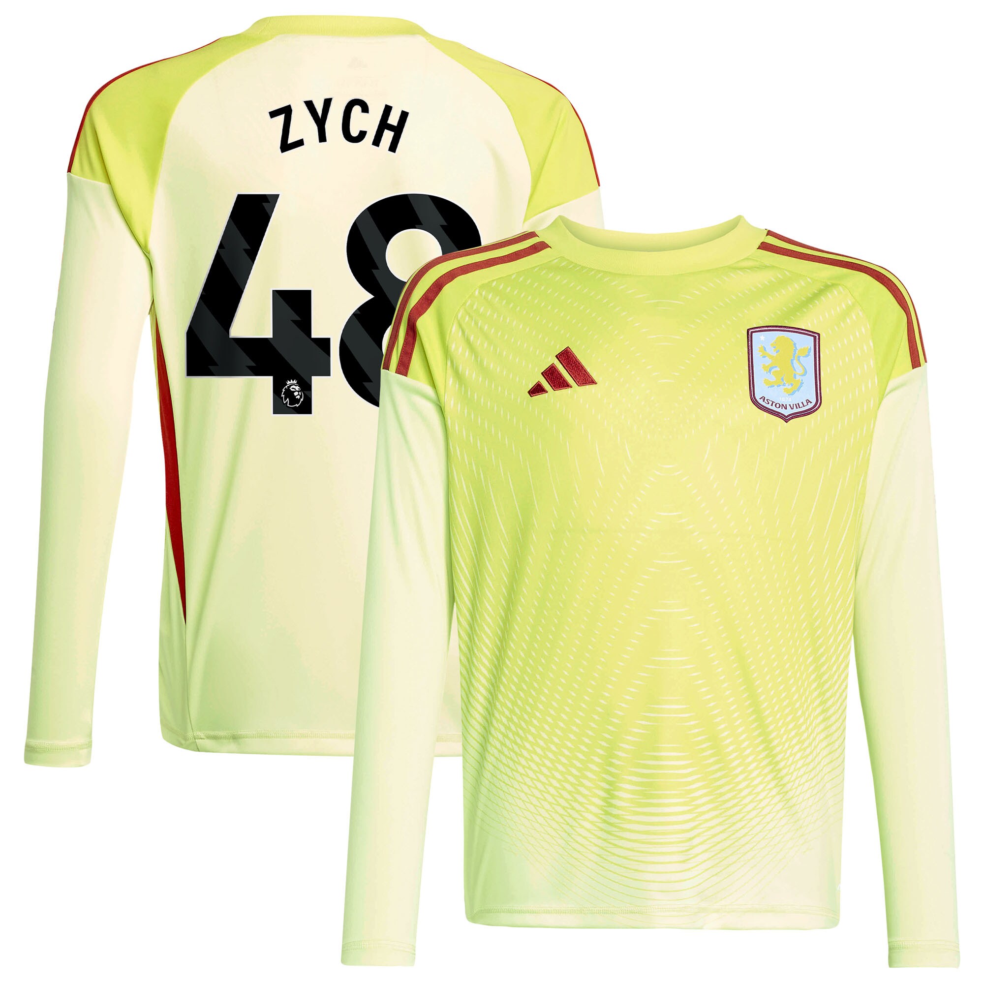 aston villa away goalkeeper shirt 2025-26 – kids with zych 48 printing Collection | Official Aston Villa Jerseys for Fans