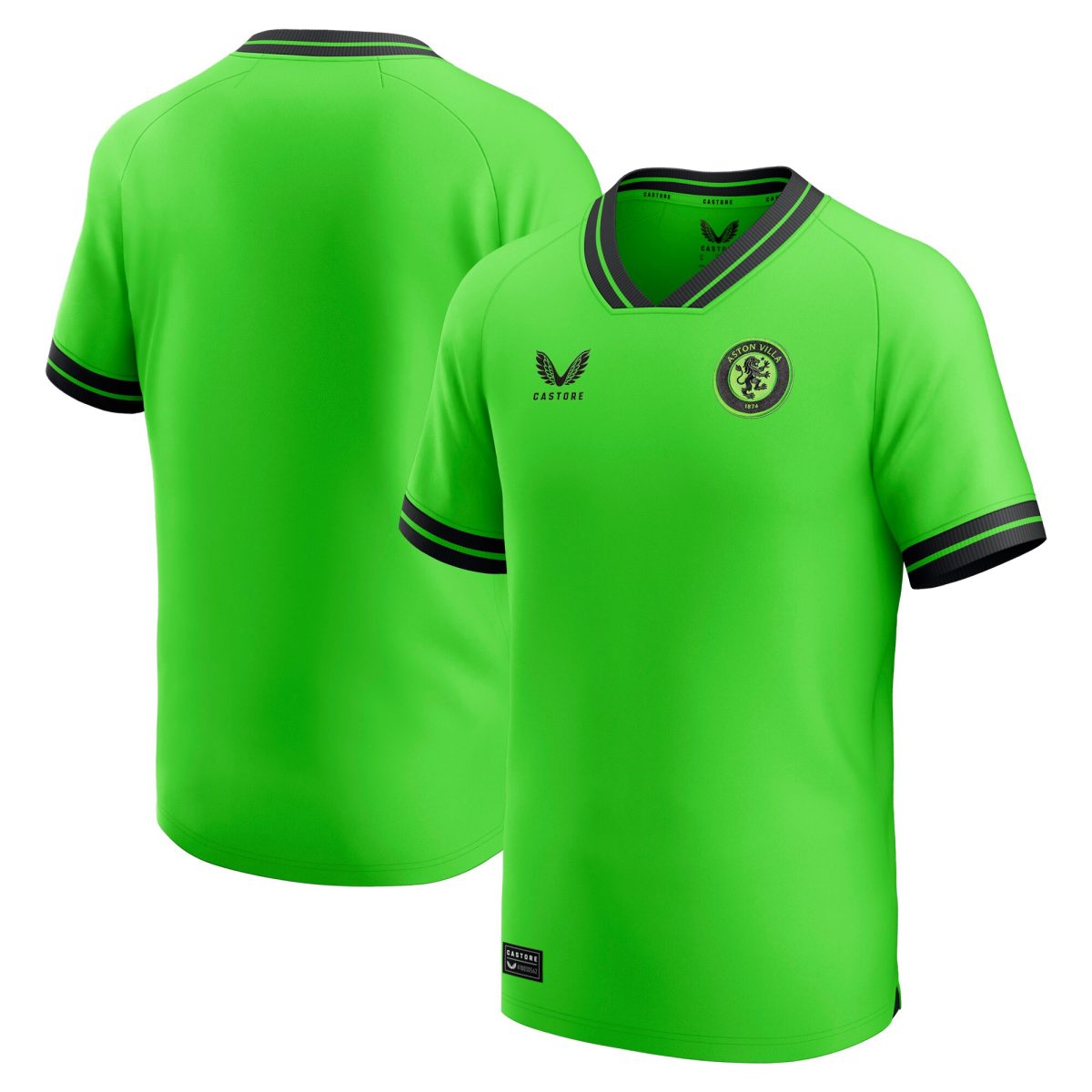 aston villa castore away goalkeeper shirt 2023-24 – kids with custom printing Collection | Official Aston Villa Jerseys for Fans