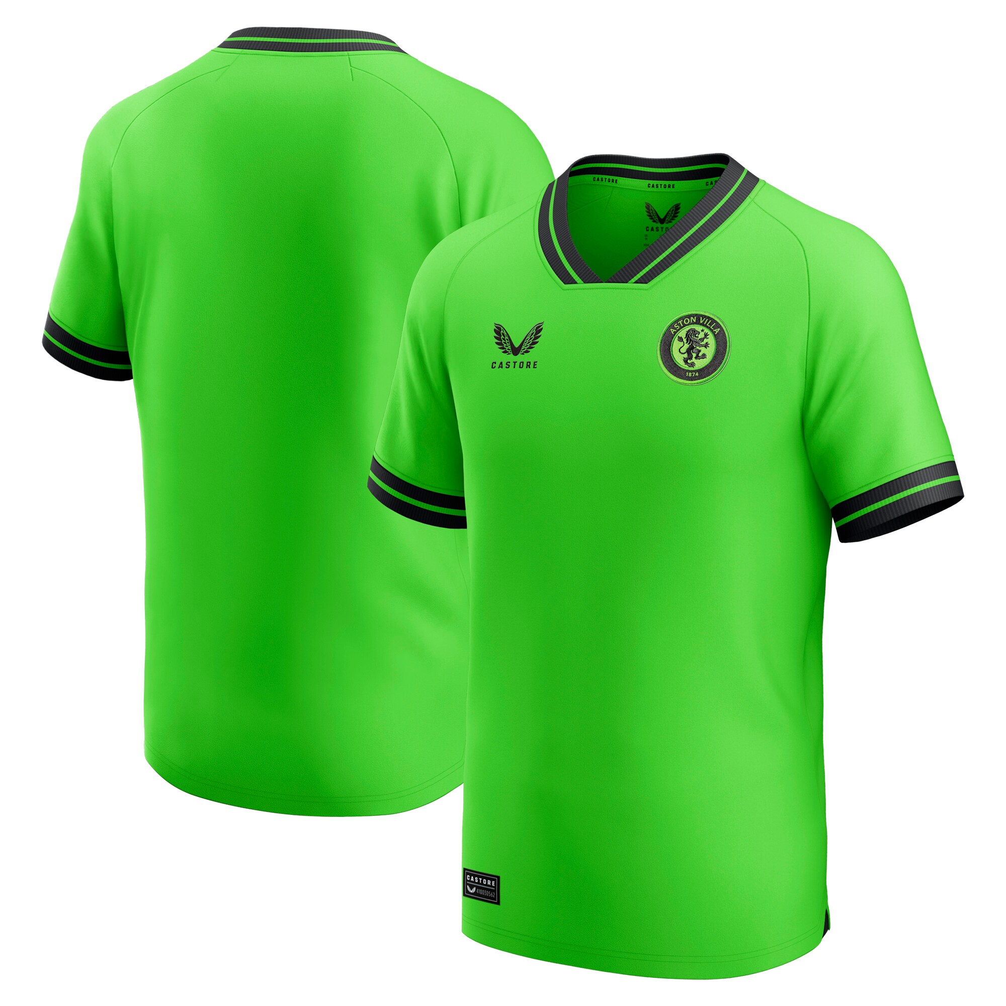 aston villa castore away goalkeeper shirt 2023-24 – kids with custom printing Collection | Official Aston Villa Jerseys for Fans
