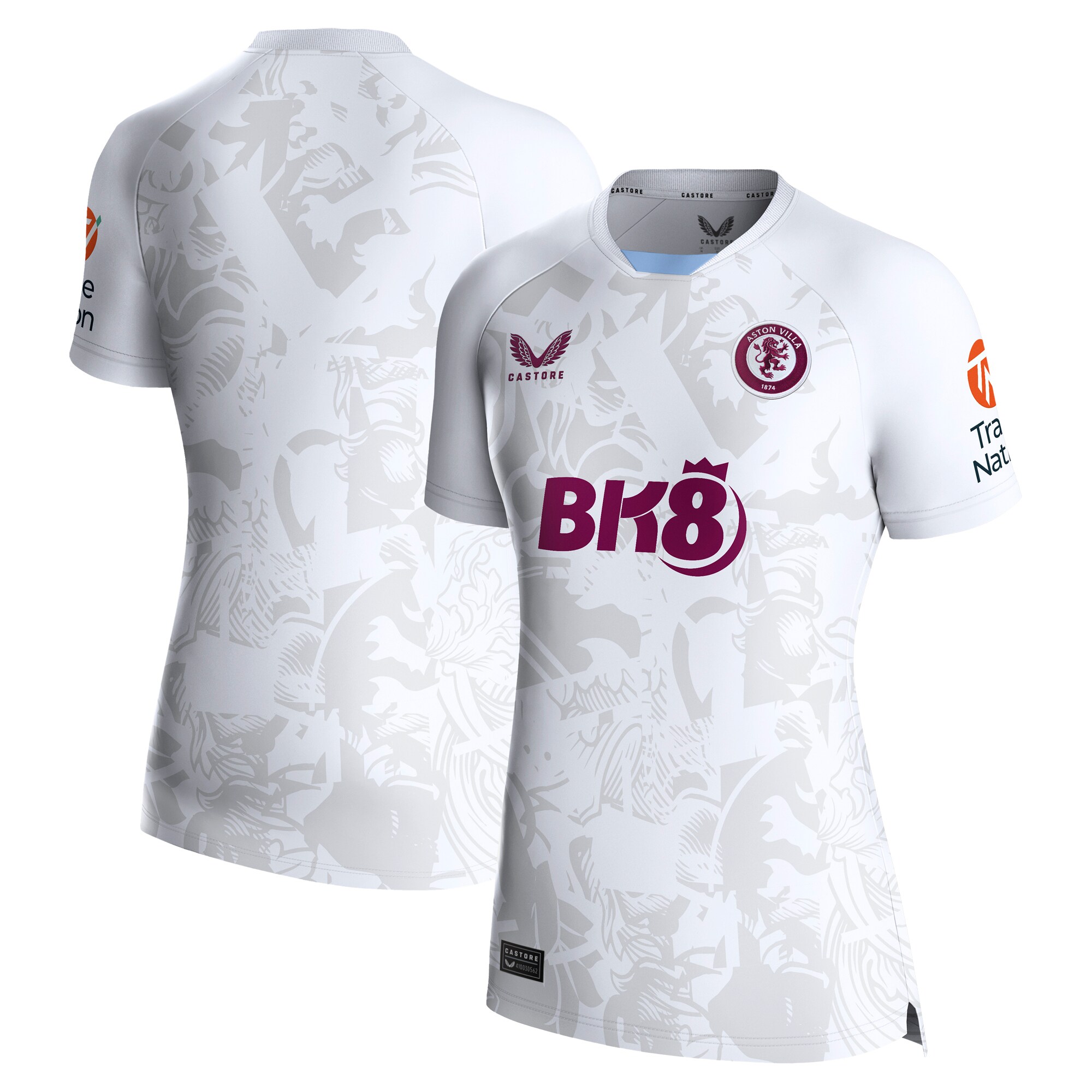 aston villa castore away shirt 2023-24 – womens with custom printing Collection | Official Aston Villa Jerseys for Fans