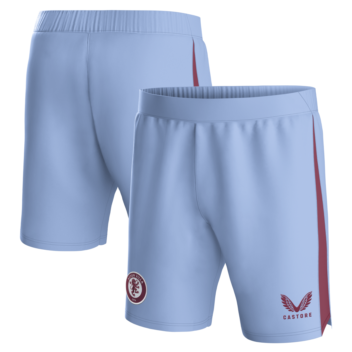 aston villa castore away shorts 2023-24 – kids with custom printing Collection | Official Aston Villa Jerseys for Fans