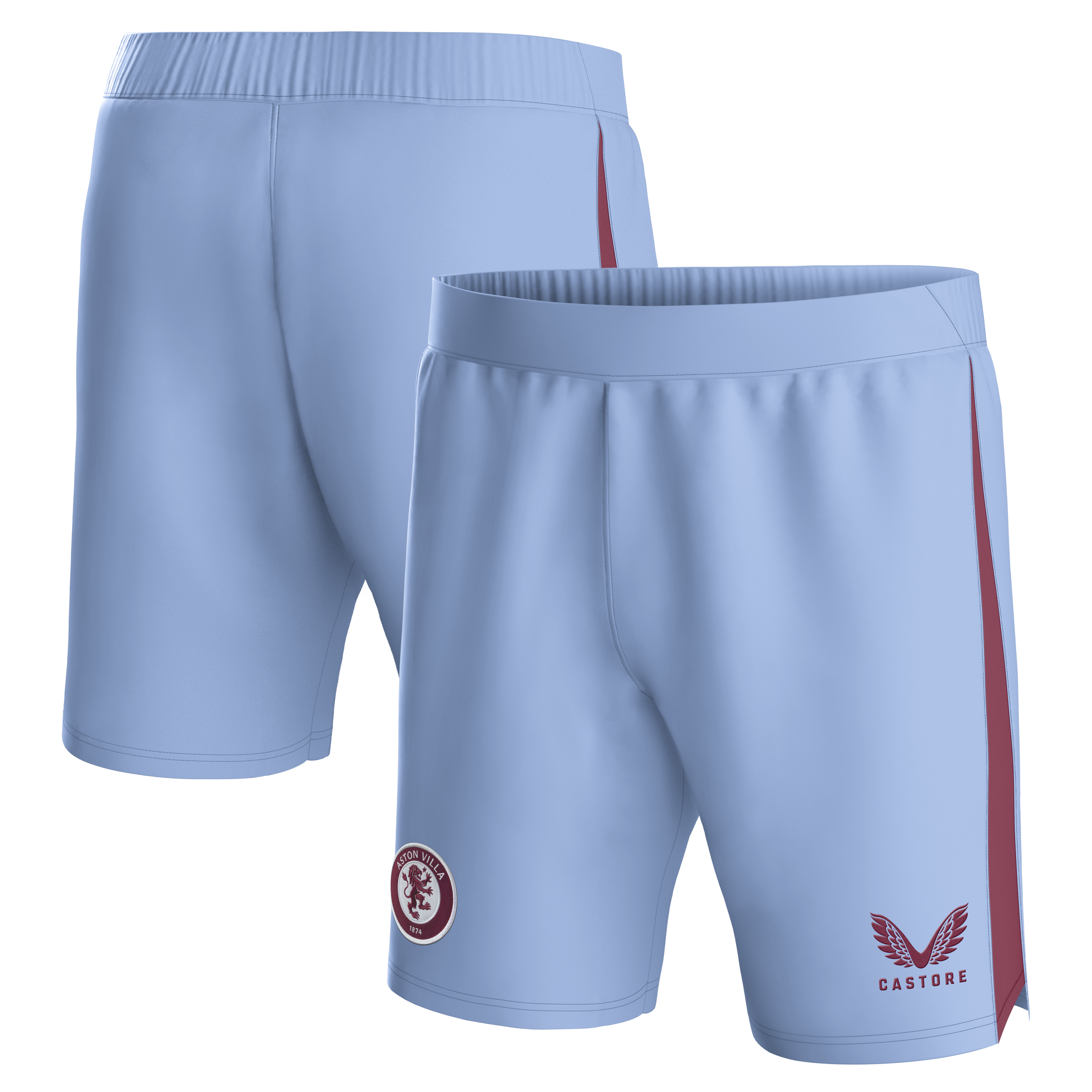 aston villa castore away shorts 2023-24 – kids with custom printing Collection | Official Aston Villa Jerseys for Fans