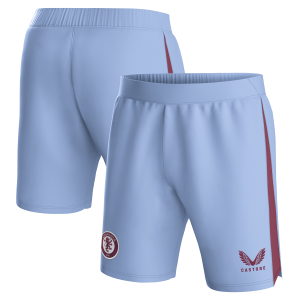 aston villa castore away shorts 2023-24 with custom printing Collection | Official Aston Villa Jerseys for Fans