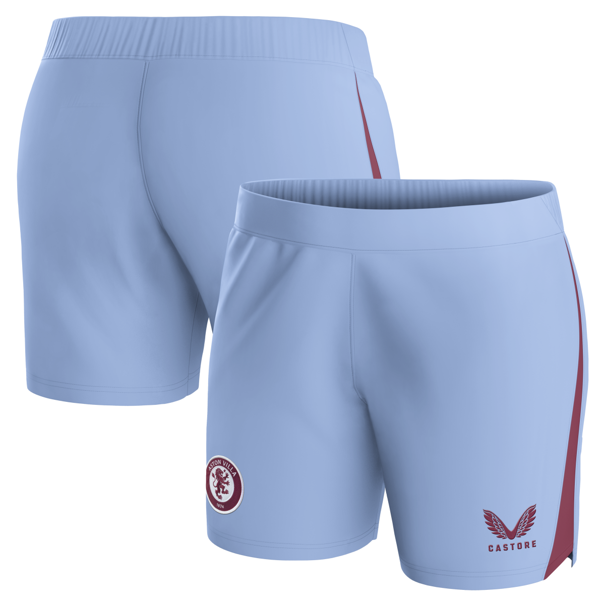 aston villa castore away shorts 2023-24 – womens with custom printing Collection | Official Aston Villa Jerseys for Fans