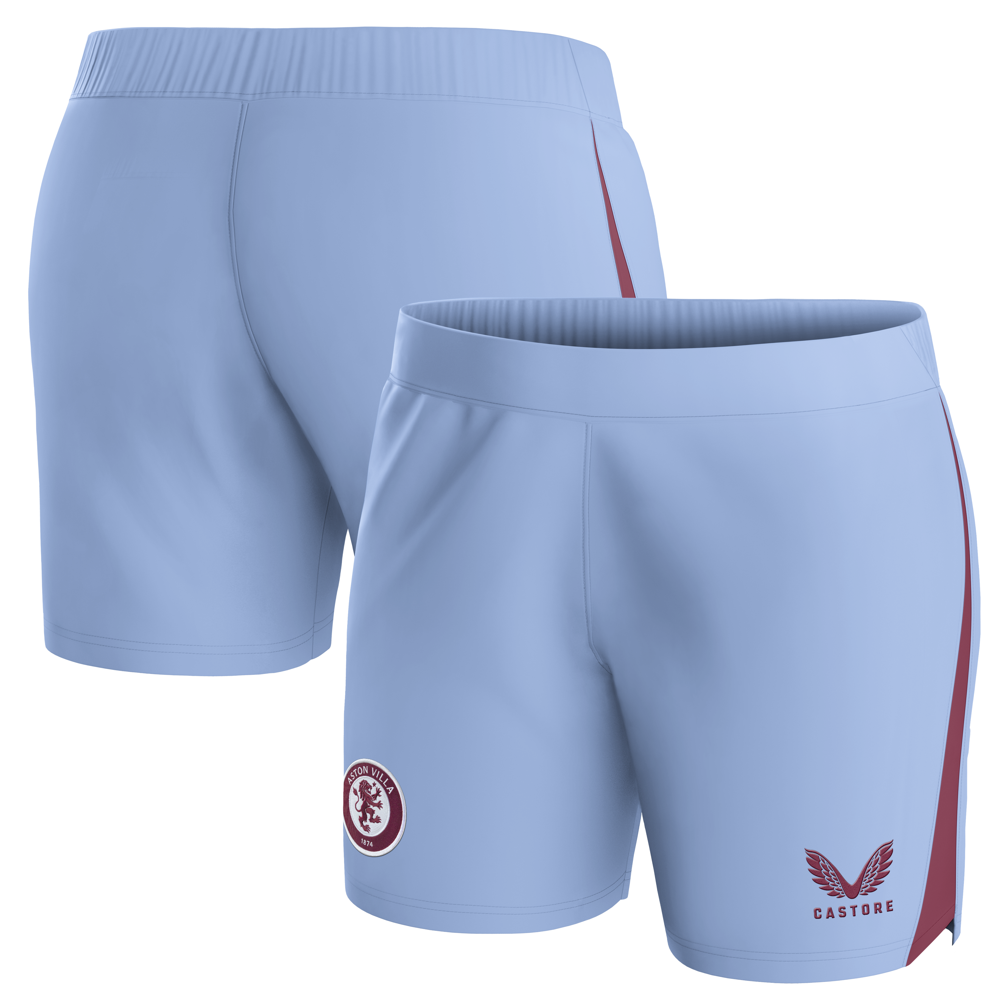 aston villa castore away shorts 2023-24 – womens with custom printing Collection | Official Aston Villa Jerseys for Fans