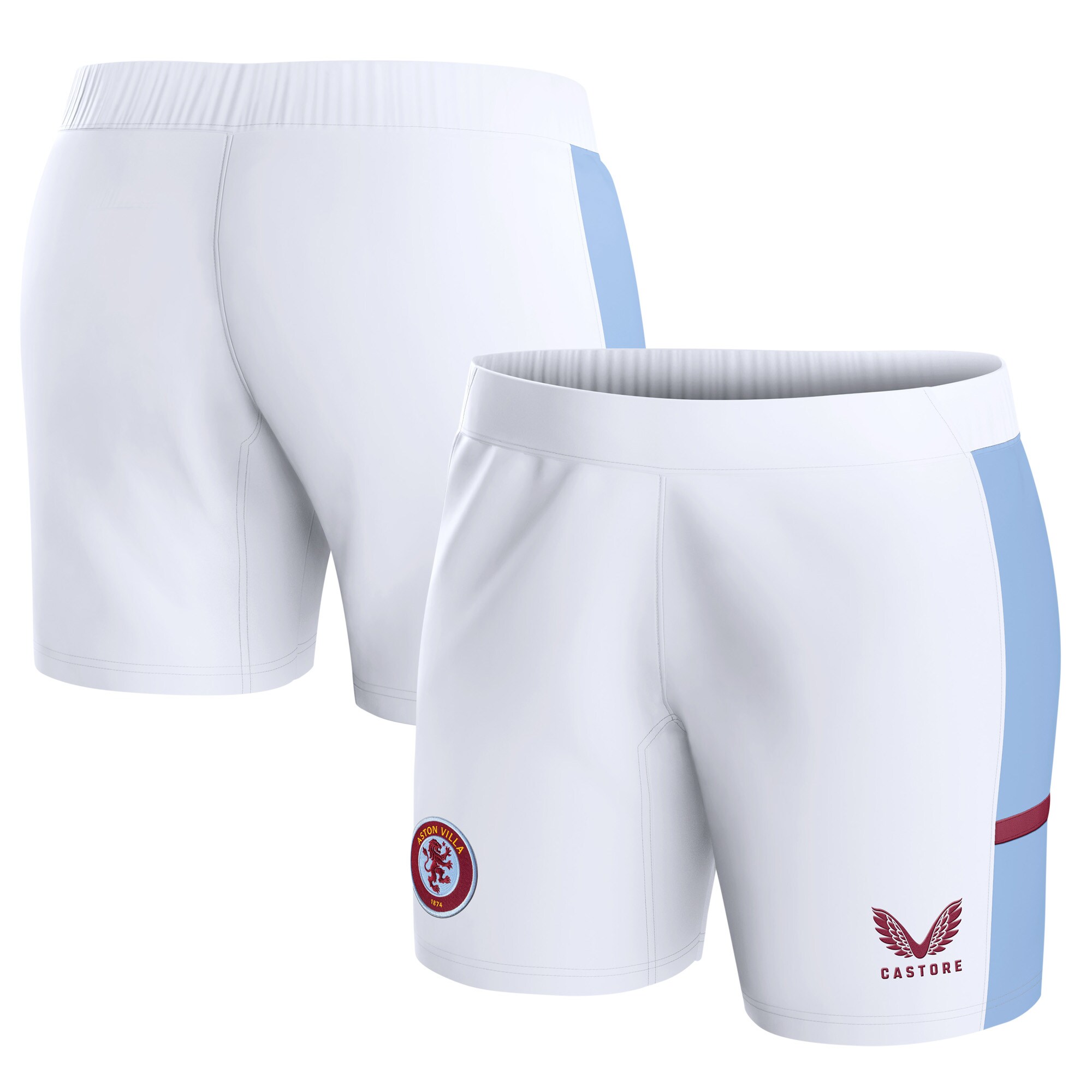 aston villa castore home shorts 2023-24 – womens with custom printing Collection | Official Aston Villa Jerseys for Fans