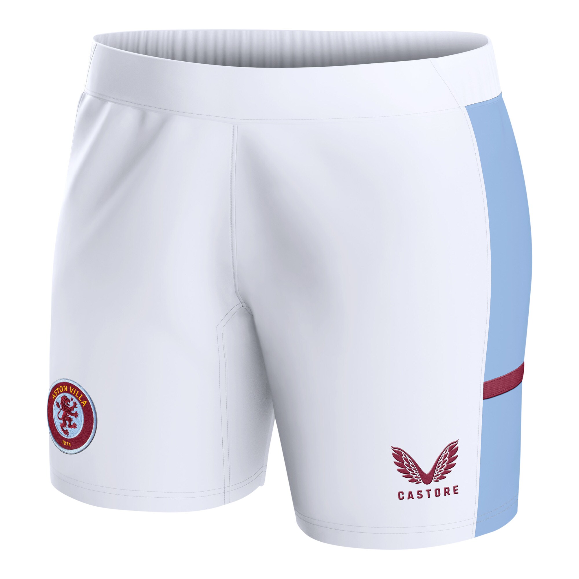 aston villa castore home shorts 2023-24 – womens with custom printing Collection | Official Aston Villa Jerseys for Fans
