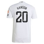 aston villa wsl adidas away authentic shirt 2024-25 with hanson 20 printing Collection | Official Aston Villa Jerseys for Fans