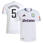 aston villa wsl adidas away authentic shirt 2024-25 with staniforth 5 printing Collection | Official Aston Villa Jerseys for Fans