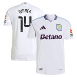 aston villa wsl adidas away authentic shirt 2024-25 with turner 14 printing Collection | Official Aston Villa Jerseys for Fans