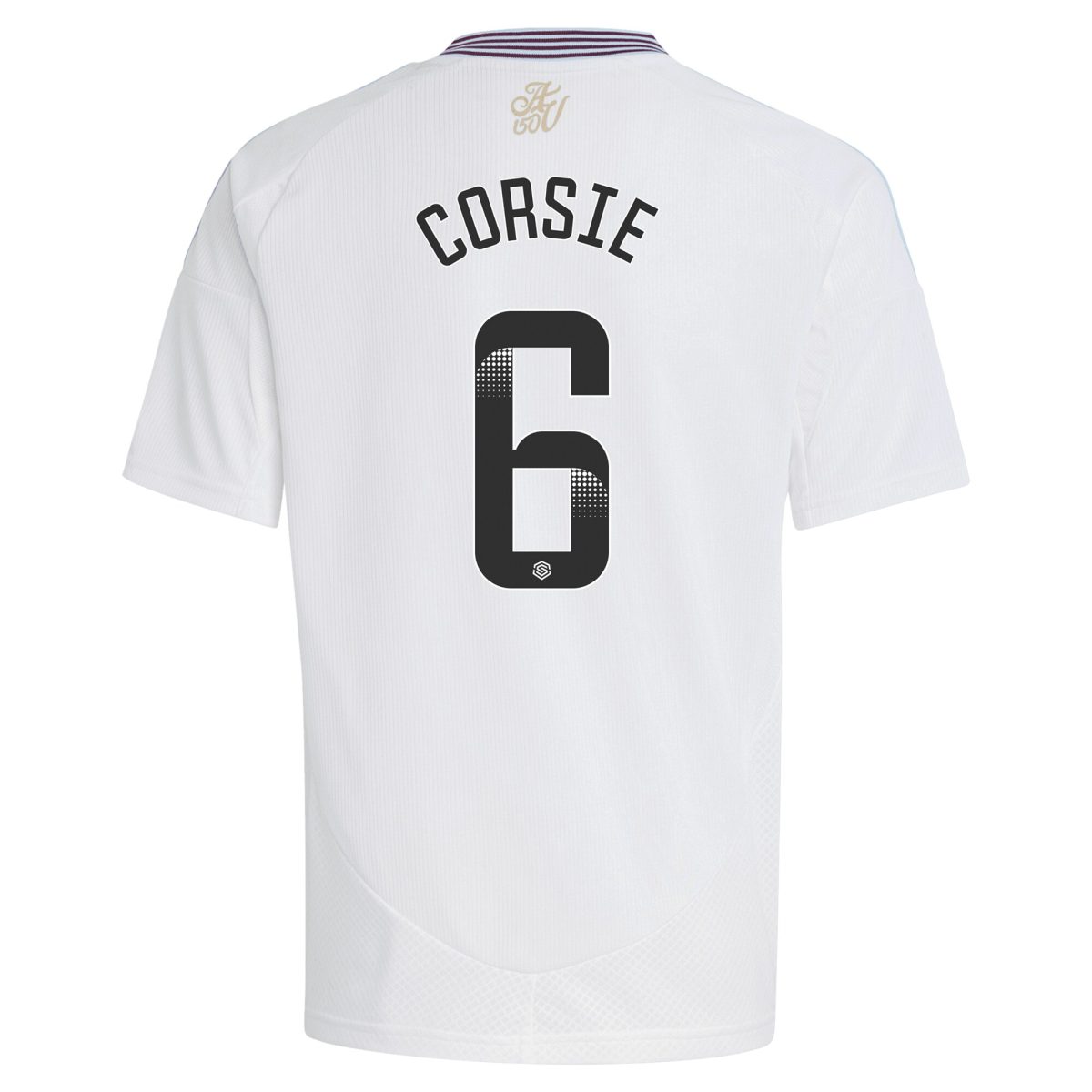 aston villa wsl adidas away shirt 2024-25 – kids with corsie 6 printing Collection | Official Aston Villa Jerseys for Fans