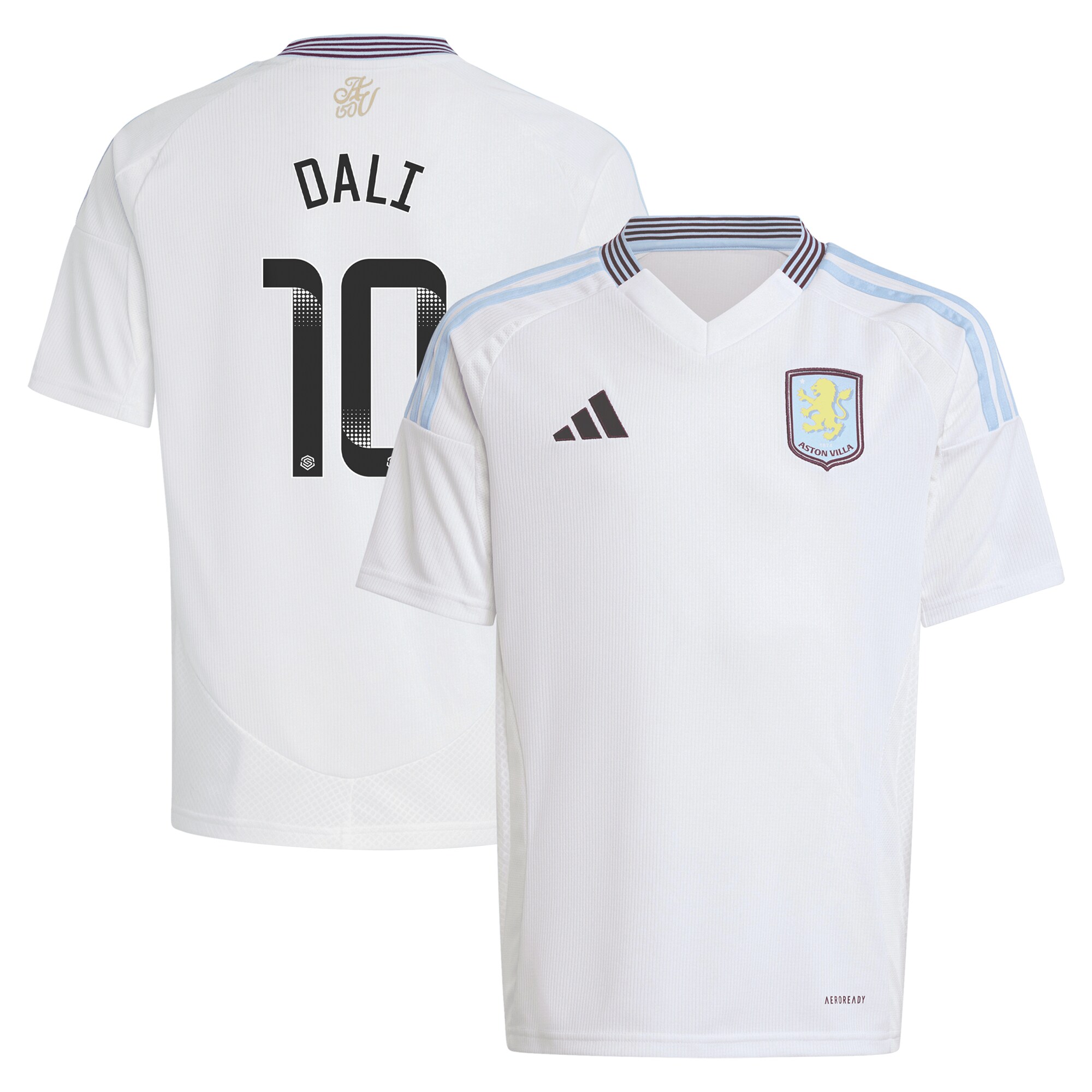 aston villa wsl adidas away shirt 2024-25 – kids with dali 10 printing Collection | Official Aston Villa Jerseys for Fans