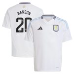 aston villa wsl adidas away shirt 2024-25 – kids with hanson 20 printing Collection | Official Aston Villa Jerseys for Fans