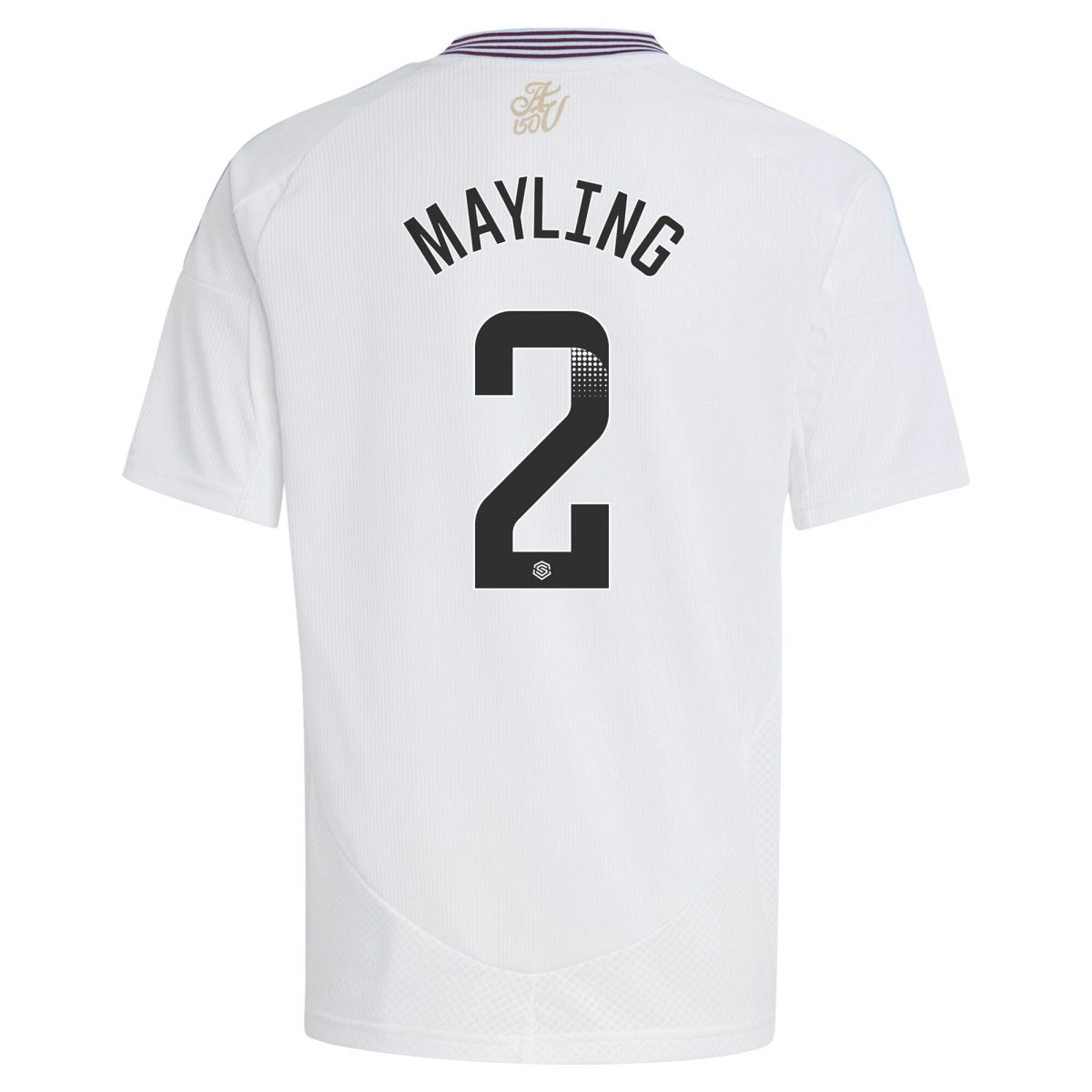 aston villa wsl adidas away shirt 2024-25 – kids with mayling 2 printing Collection | Official Aston Villa Jerseys for Fans