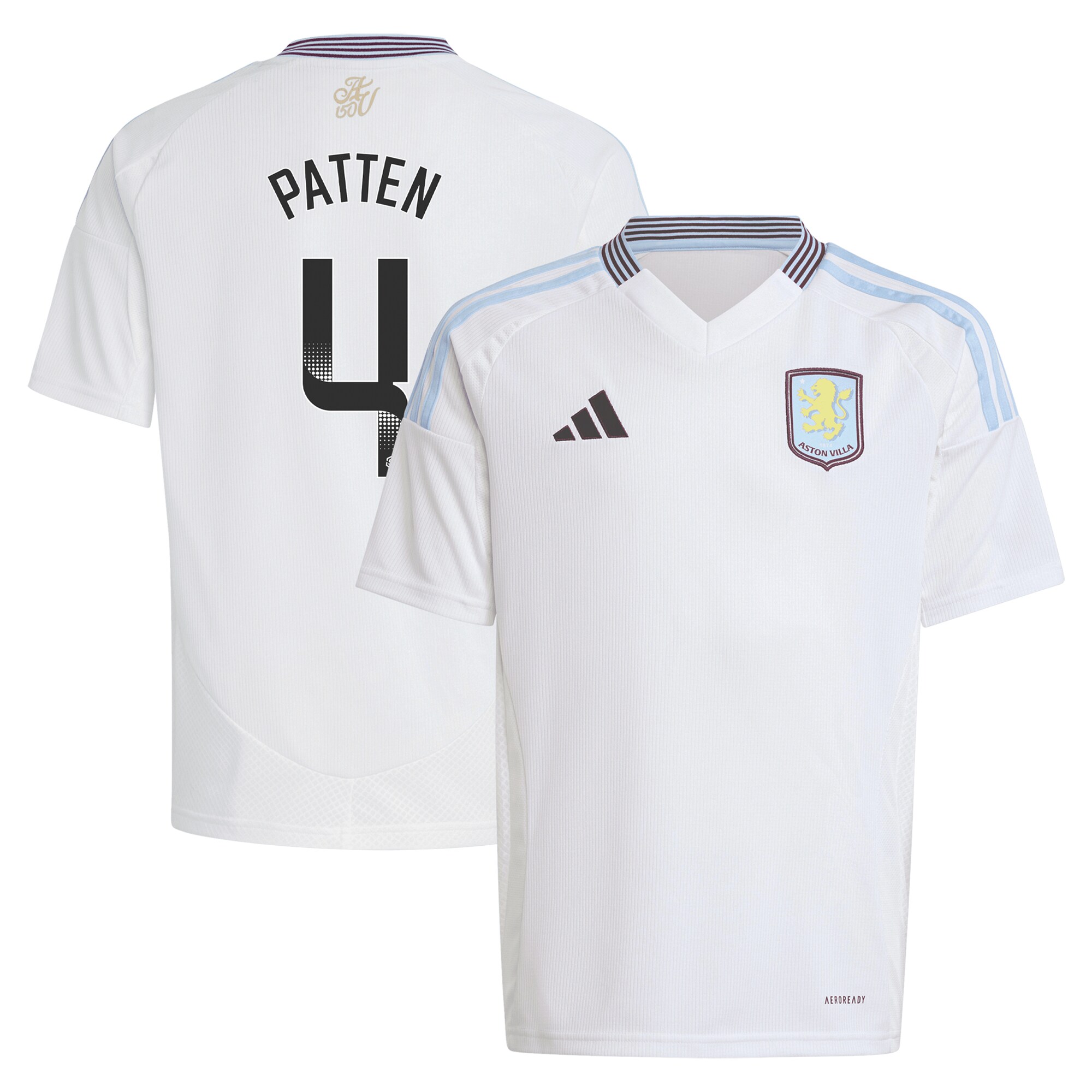 aston villa wsl adidas away shirt 2024-25 – kids with patten 4 printing Collection | Official Aston Villa Jerseys for Fans