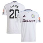 aston villa wsl adidas away shirt 2024-25 with hanson 20 printing Collection | Official Aston Villa Jerseys for Fans