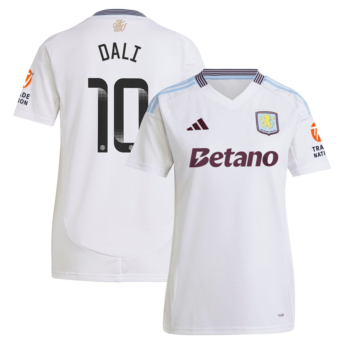 aston villa wsl adidas away shirt 2024-25 – womens with dali 10 printing Collection | Official Aston Villa Jerseys for Fans