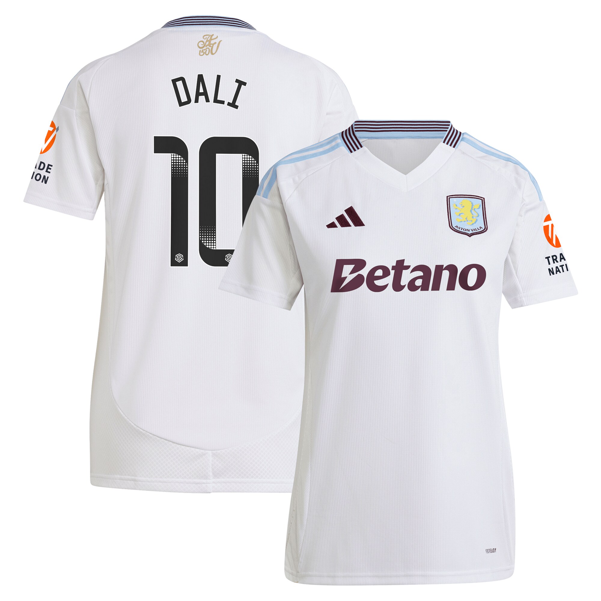 aston villa wsl adidas away shirt 2024-25 – womens with dali 10 printing Collection | Official Aston Villa Jerseys for Fans