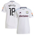 aston villa wsl adidas away shirt 2024-25 – womens with mullett 18 printing Collection | Official Aston Villa Jerseys for Fans