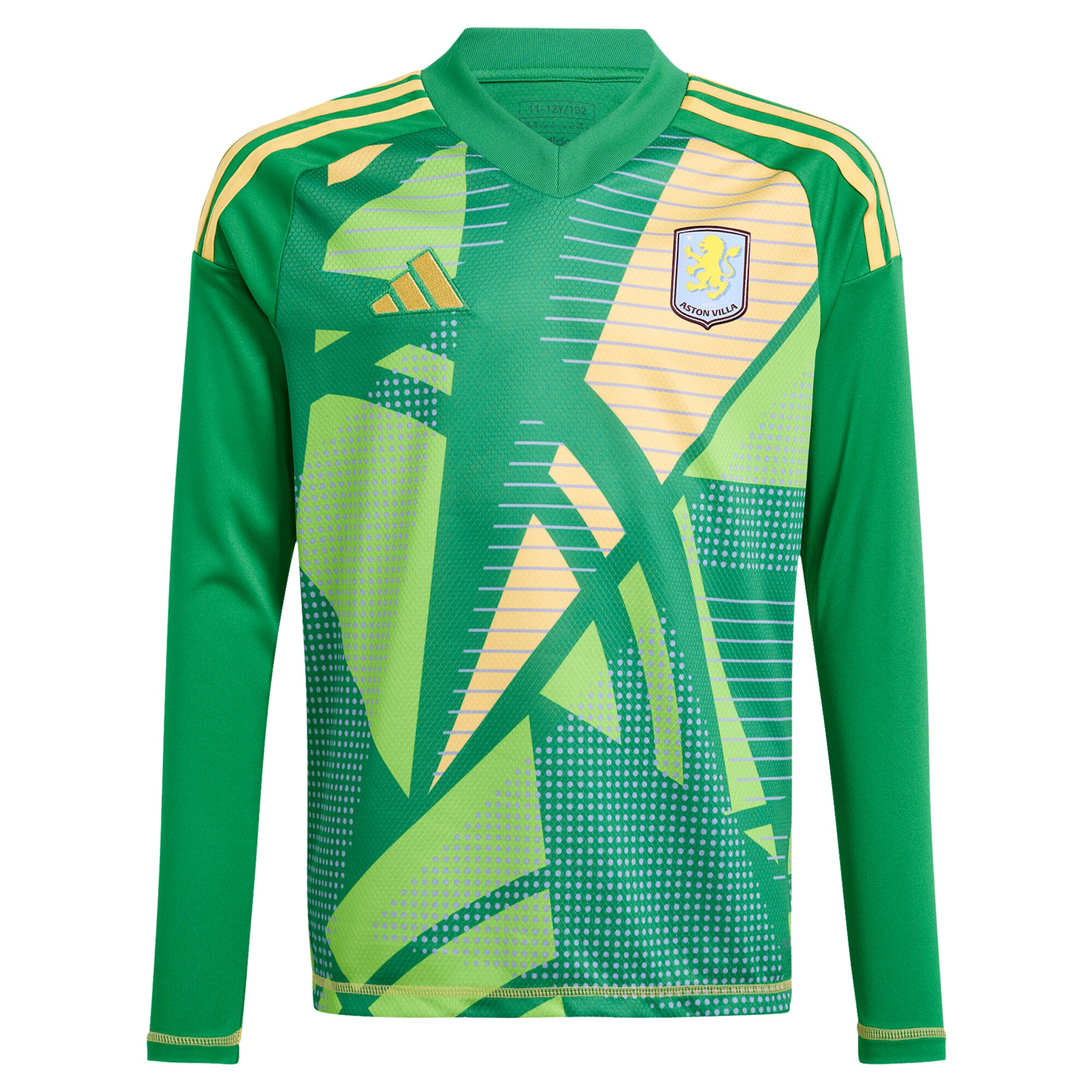 aston villa wsl adidas goalkeeper shirt 2024-25 – long sleeve – kids with dangelo 1 printing – 202712206-01 Collection | Official Aston Villa Jerseys for Fans