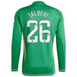 aston villa wsl adidas goalkeeper shirt 2024-25 – long sleeve with talbert 26 printing 202849399 Collection | Official Aston Villa Jerseys for Fans