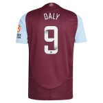 aston villa wsl adidas home authentic shirt 2024-25 with daly 9 printing Collection | Official Aston Villa Jerseys for Fans