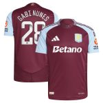 aston villa wsl adidas home authentic shirt 2024-25 with gabi nunes 28 printing Collection | Official Aston Villa Jerseys for Fans