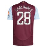 aston villa wsl adidas home authentic shirt 2024-25 with gabi nunes 28 printing Collection | Official Aston Villa Jerseys for Fans