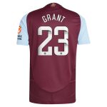 aston villa wsl adidas home authentic shirt 2024-25 with grant 23 printing Collection | Official Aston Villa Jerseys for Fans